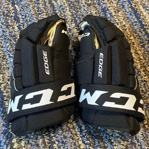 Edge CCM JS Jr Hockey Gloves (Roller or Ice Hockey)